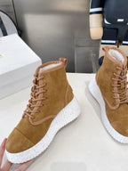 Chloe snow boots brown suede 531622