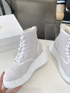 Chloe snow boots light grey suede 531623