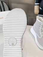 Chloe snow boots light grey suede 531623