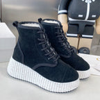 Chloe snow boots navy blue suede 531624