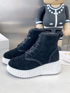 Chloe snow boots navy blue suede 531624