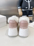 Chloe Nama Sneaker Pink Cowhide Wool 531605