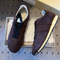 The Row 2025 Smiley Face Sneaker Gray Suede 561650