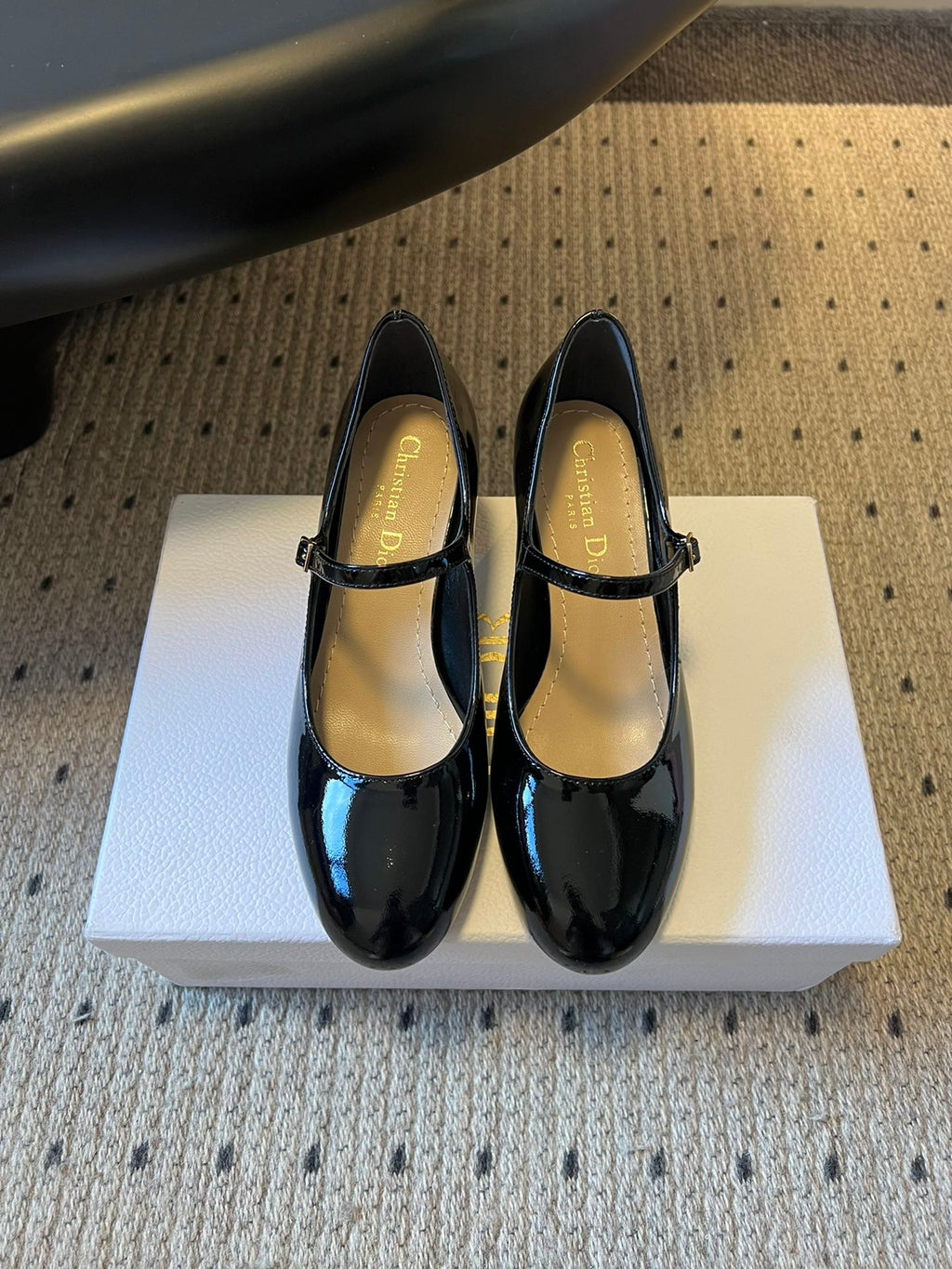 CD 25s D-Art Pumps 55mm Black Patent Leather