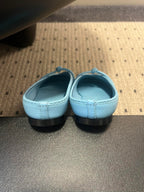 BV 26s Flats Mules Light Blue Calfskin