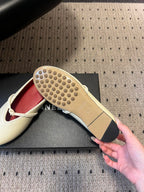 BV 26s Flats Mules Cream White Calfskin