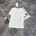 CC SS26 Embroidered Double C T-shirt Cotton 350646