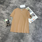 CC SS26 Embroidered Double C T-shirt Cotton 350646