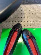 BV 26s Espadrille Ballet Flats Black Lambskin