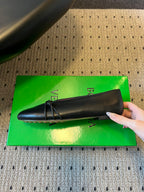 BV 26s Espadrille Ballet Flats Black Lambskin