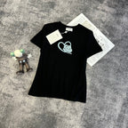 CC SS26 Heart & Camellia Logo T-shirt Cotton 350589