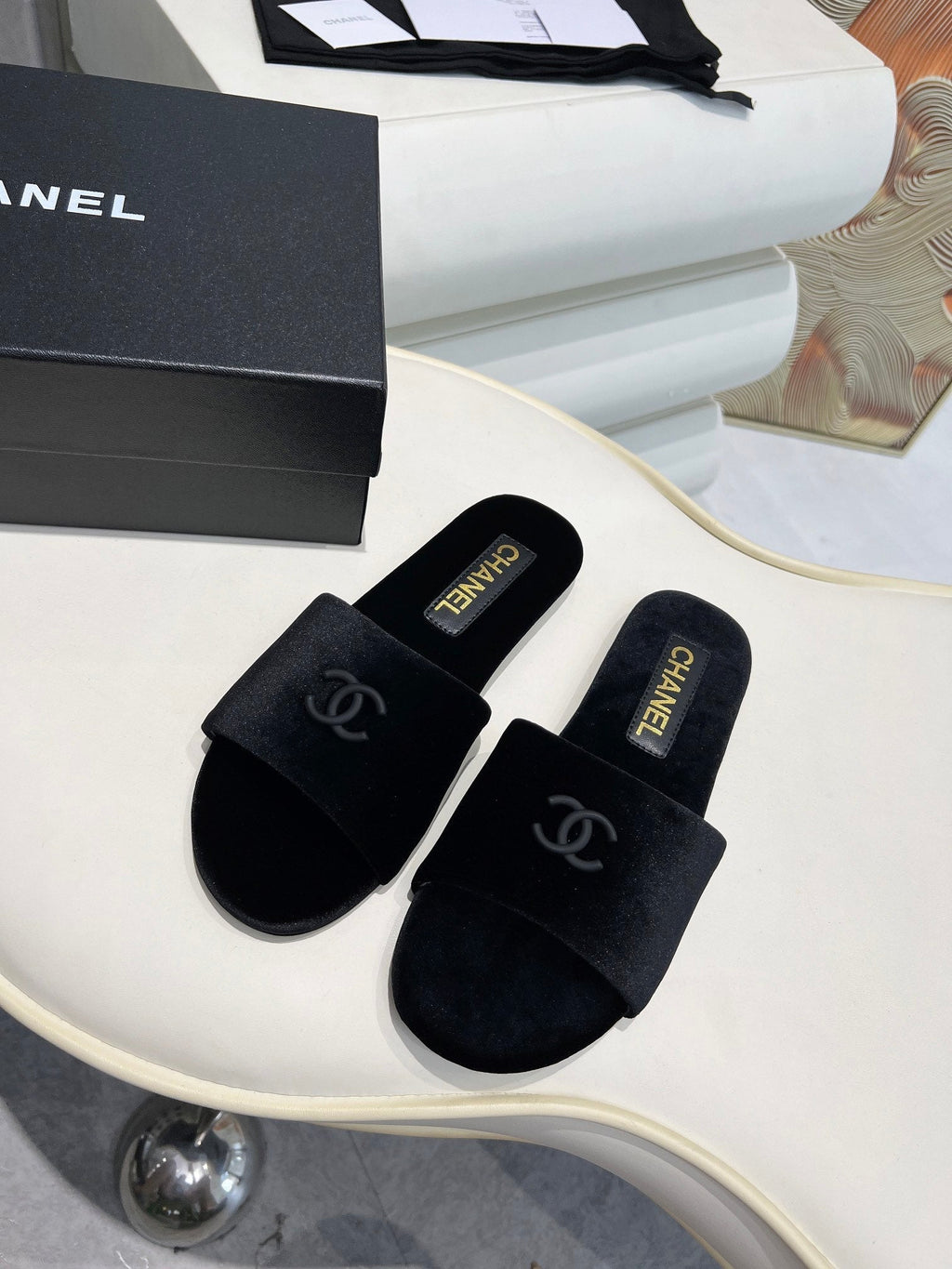 CC 26s Slide Black Velvet 684904