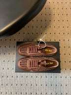 Prada 26s Collapse Sneakers Brown Crochet Laced 726980