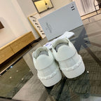 Rockstud Untitled White Calfskin Gold Embellishments
