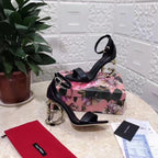 d&g slingbacks sandal black calfskin 105 heel