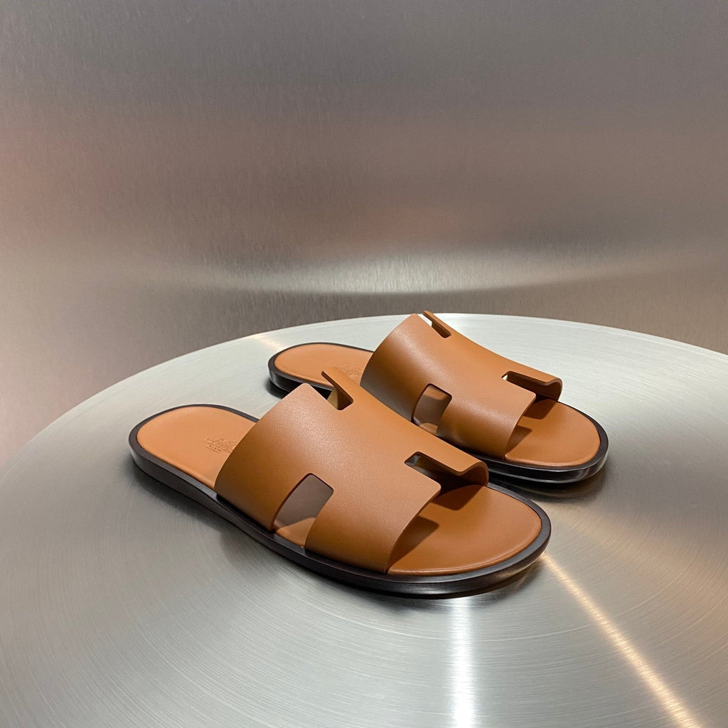 HM IZMIR SANDAL BROWN COWHIDE