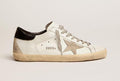 GOLDEN GOOSE SUPERSTAR SNEAKERS WHITE BLACK CALFSKIN AND SUEDE