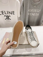 GOLDEN GOOSE SUPERSTAR SNEAKERS WHITE BLACK CALFSKIN AND SUEDE