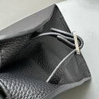 The Row Margaux 15 Black Leather