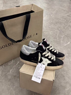 Super-Star 20mm Black Suede Sneaker