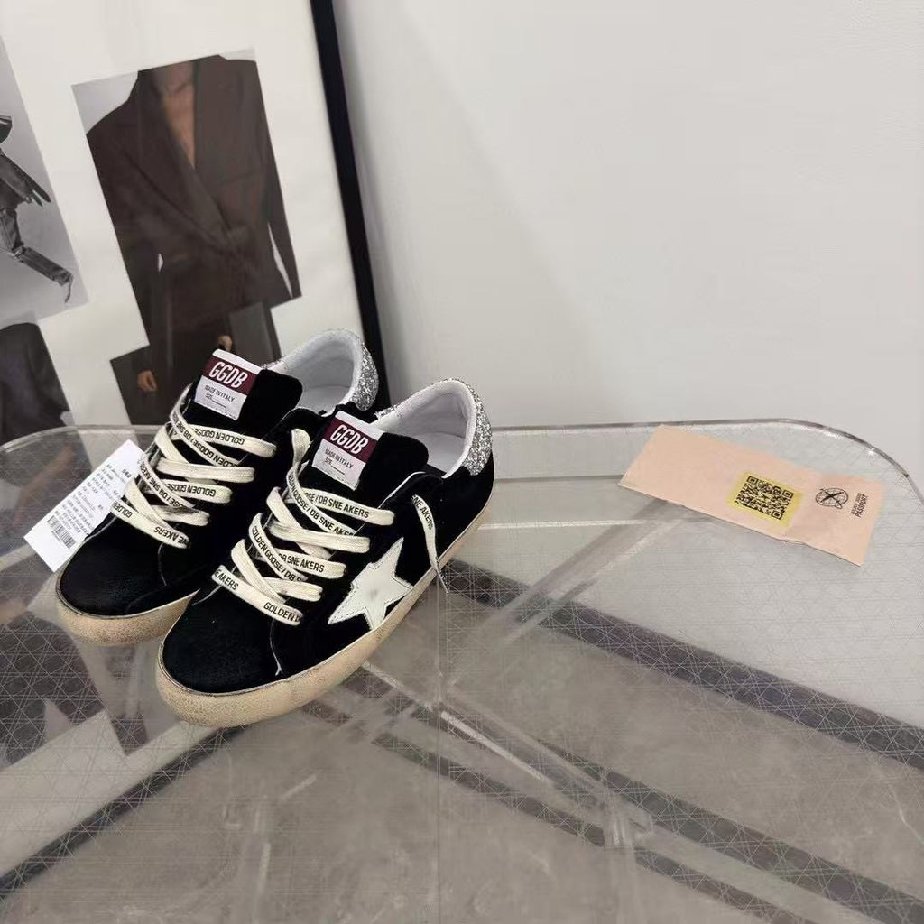 Super-Star 20mm Black Suede Sneaker
