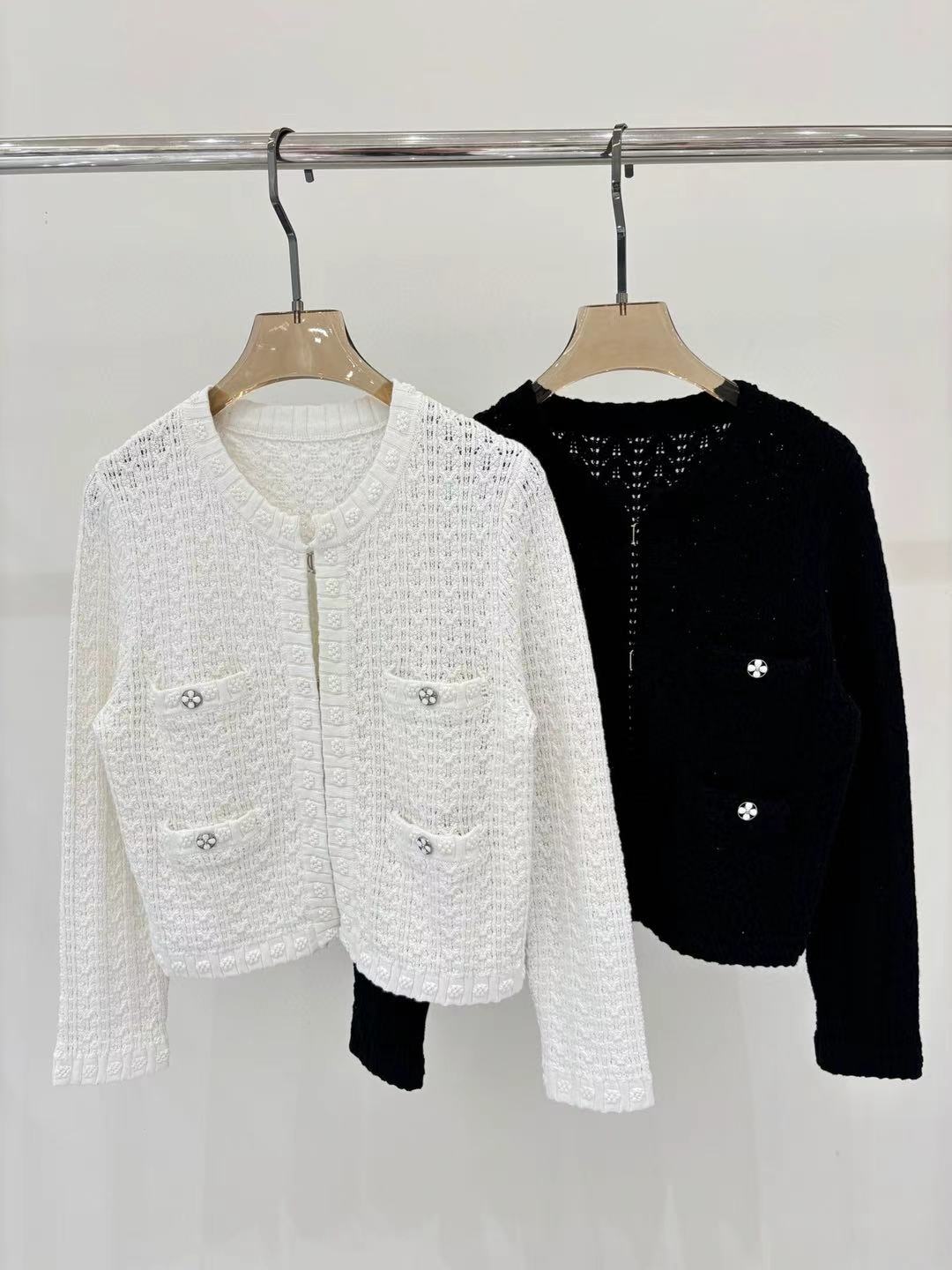 CC Knitted Sweater Cardigan
