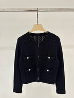 CC Knitted Sweater Cardigan