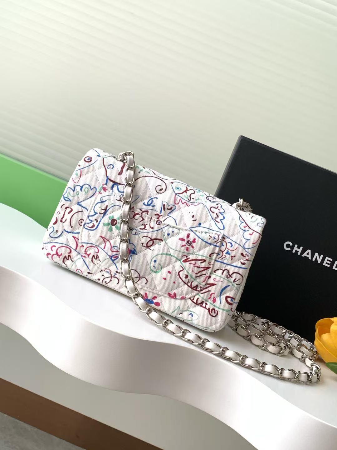 Chanel 25 Colorful Bag Canvas