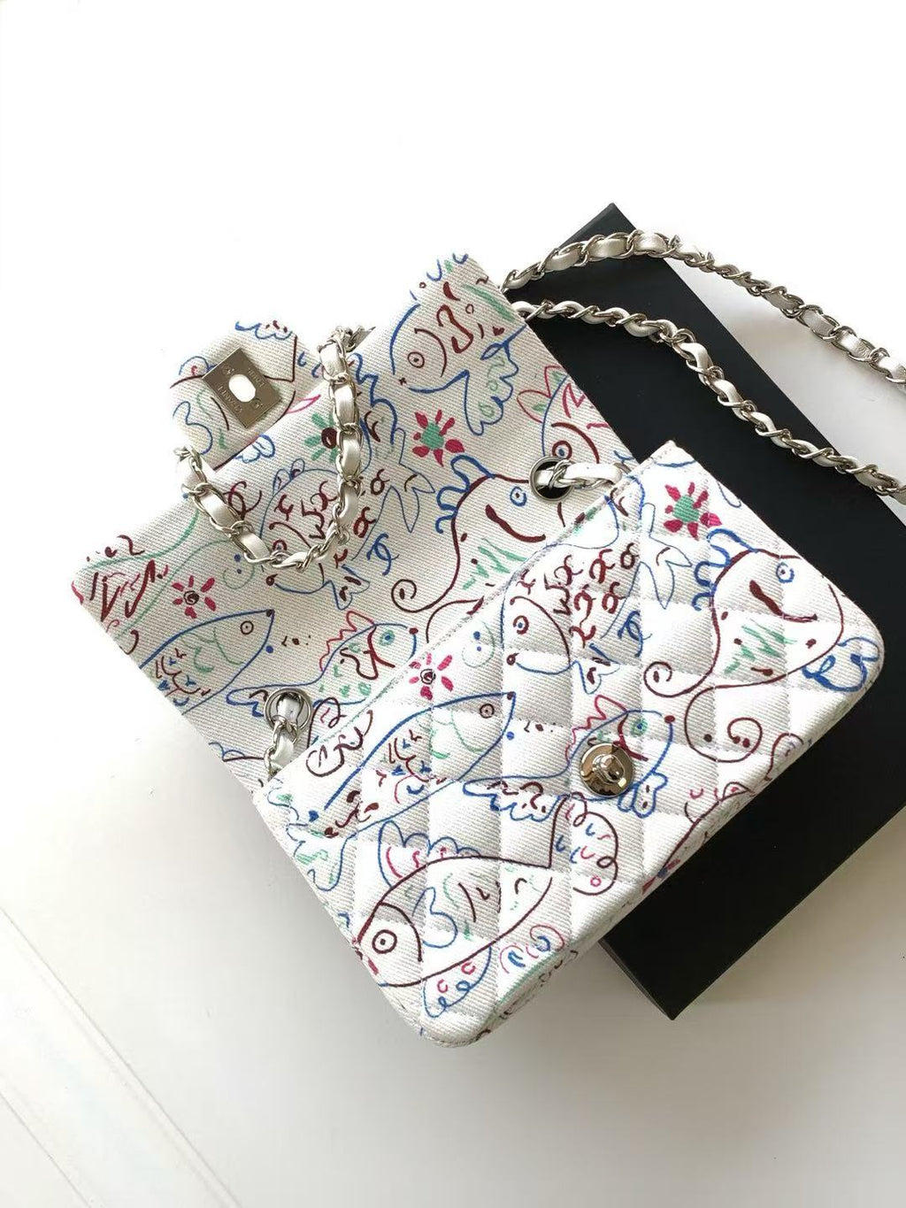 Chanel 25 Colorful Bag Canvas
