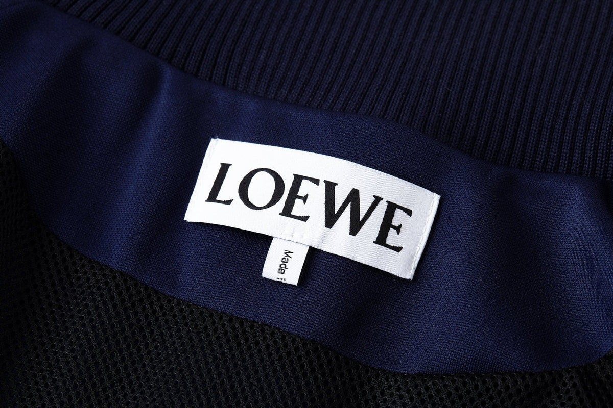 Loewe Anagram Track Jacket Blue Cotton