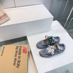Miu Miu   x New Balance Sneakers Dark Gray Cowhide Suede