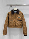 Prada Jacket Brown Polyester Cotton