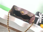 CC 25C Hobo Bag Chocolate Brown Grained Calfskin