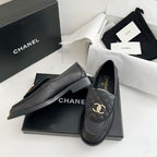 CC Moccasins 25mm In Black Lambskin