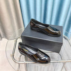 Chanel 2025 Loafer Black Patent Leather