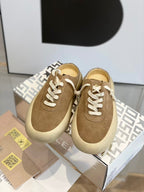 Golden Goose Space-Star Sabot Loafers Tobacco Suede