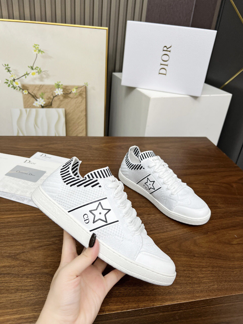 CD Star Sneaker White  Technical Mesh