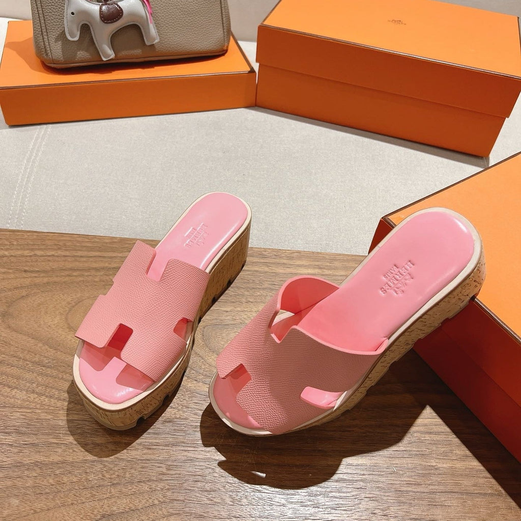 EZE 65 SANDAL LIGHT PINK CALFSKIN