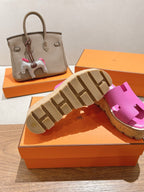 EZE 65 SANDAL BOLD PINK CALFSKIN