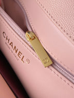 Chanel 26 Shoulder Bag 17 Pink Sheepskin Leather