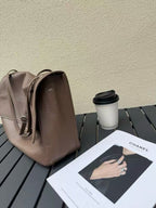 Chanel 2026 Maxi Flap Bag 38.5cm Brown Calfskin