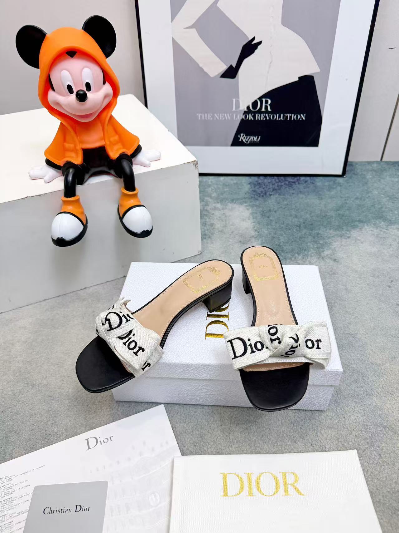 CD J'Adior Sandal 50mm in Fabric upper