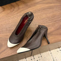CC 26 Pumps 85mm Brown White in Sheepskin