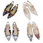 CD 25 J'Adior Slingback Flat Fabric 237871