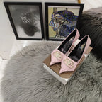 Balenciaga 26s Heel Pump 80 Double-B Cowhide 681296