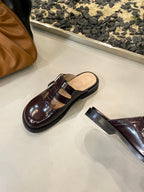 Loewe Campo Mary Jane Mule Multicolor Cowhide
