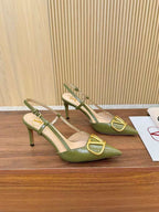 Valentino Five-Colors Open-back Slingback 75 in Cow Patent