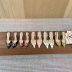 Valentino Five-Colors Open-back Slingback 75 in Cow Patent
