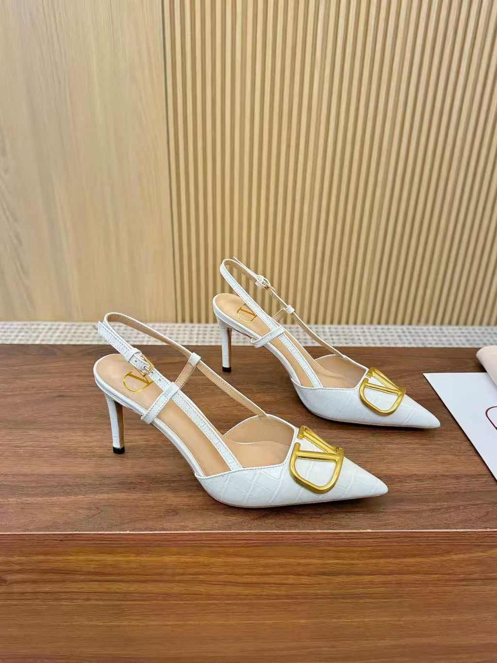Valentino Five-Colors Open-back Slingback 75 in Cow Patent