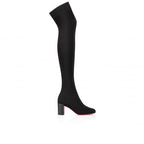 CL Beyonstage Botta 70mm Thightboots Mesh And Calf Leather Black